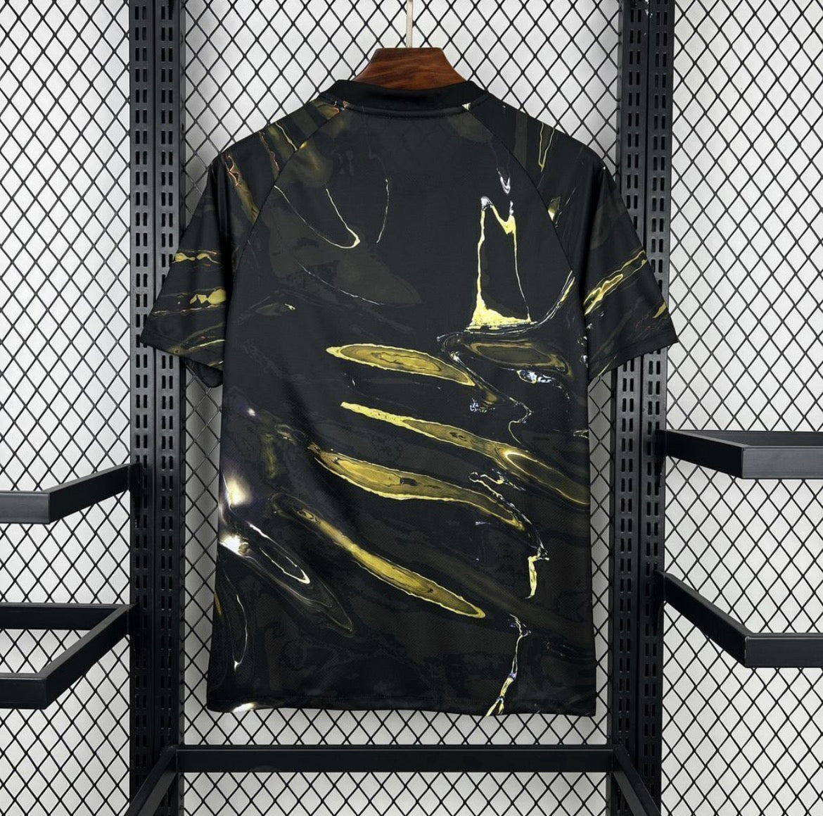 Maillot PSG 2 Étoiles Noir